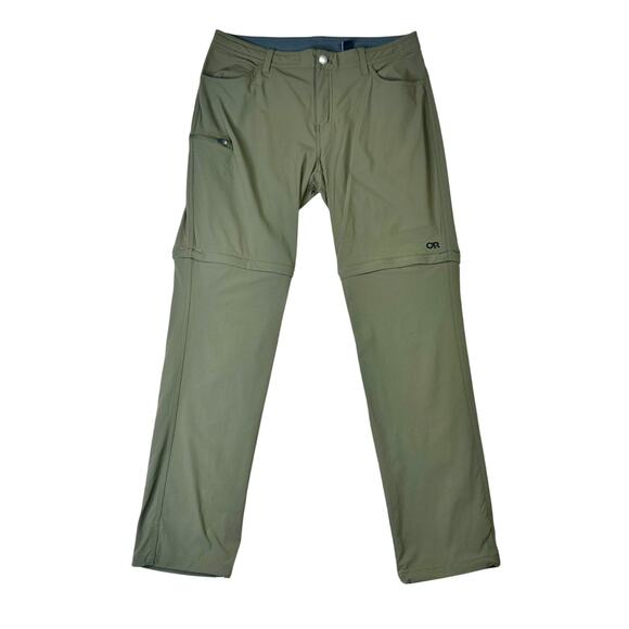 Outdoor Research Pants - Outdoor Research Women’s Ferrosi Zip-Off Pants Size 12 Olive Performance Outdoor